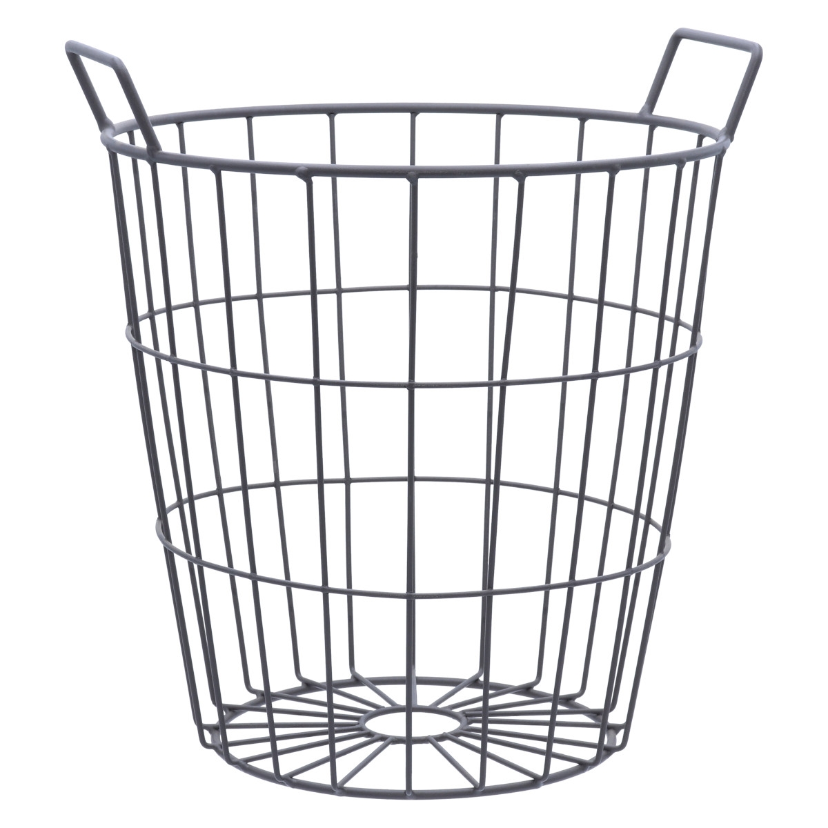 Esschert Design Drahtkorb 15 Liter, Ø300x340mm, Gartenkorb, Erntekorb, Kartoffelkorb