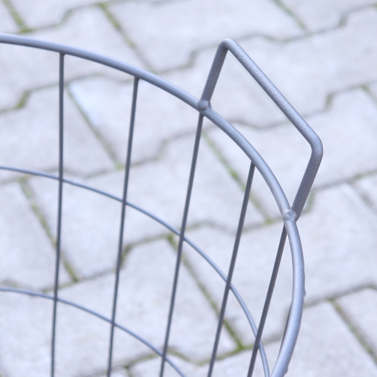 Esschert Design Drahtkorb 15 Liter, Ø300x340mm, Gartenkorb, Erntekorb, Kartoffelkorb