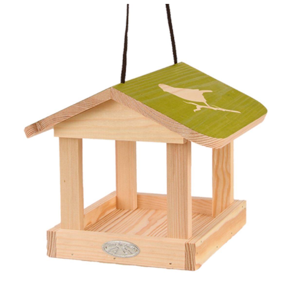 Esschert Design Futterhaus mit Aufdruck, hängend, Vogelhaus, Futterstelle, Futterstation, FB542