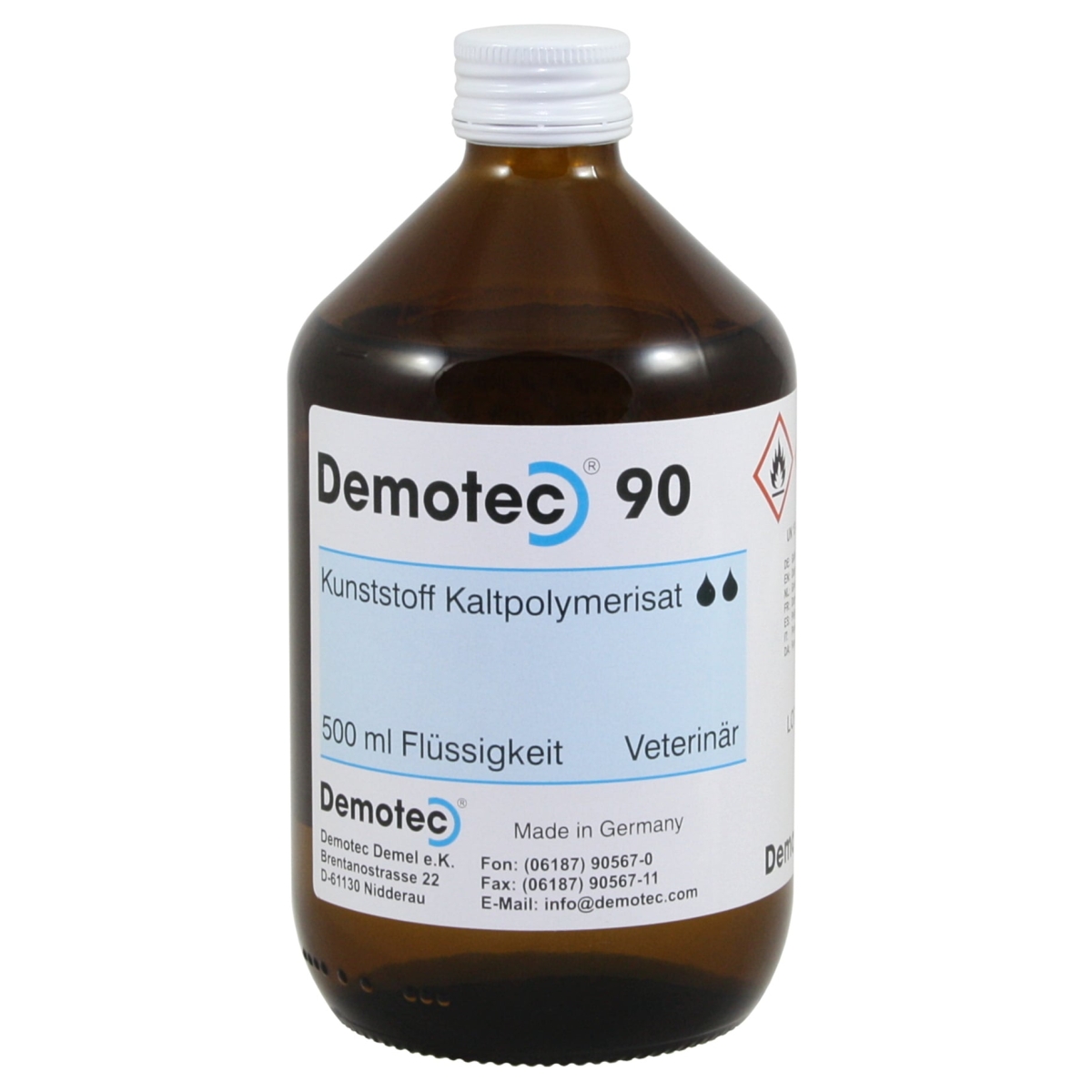 Demotec 90, Flüssigkeit 500ml, zur Klauenbehandlung bei Rindern