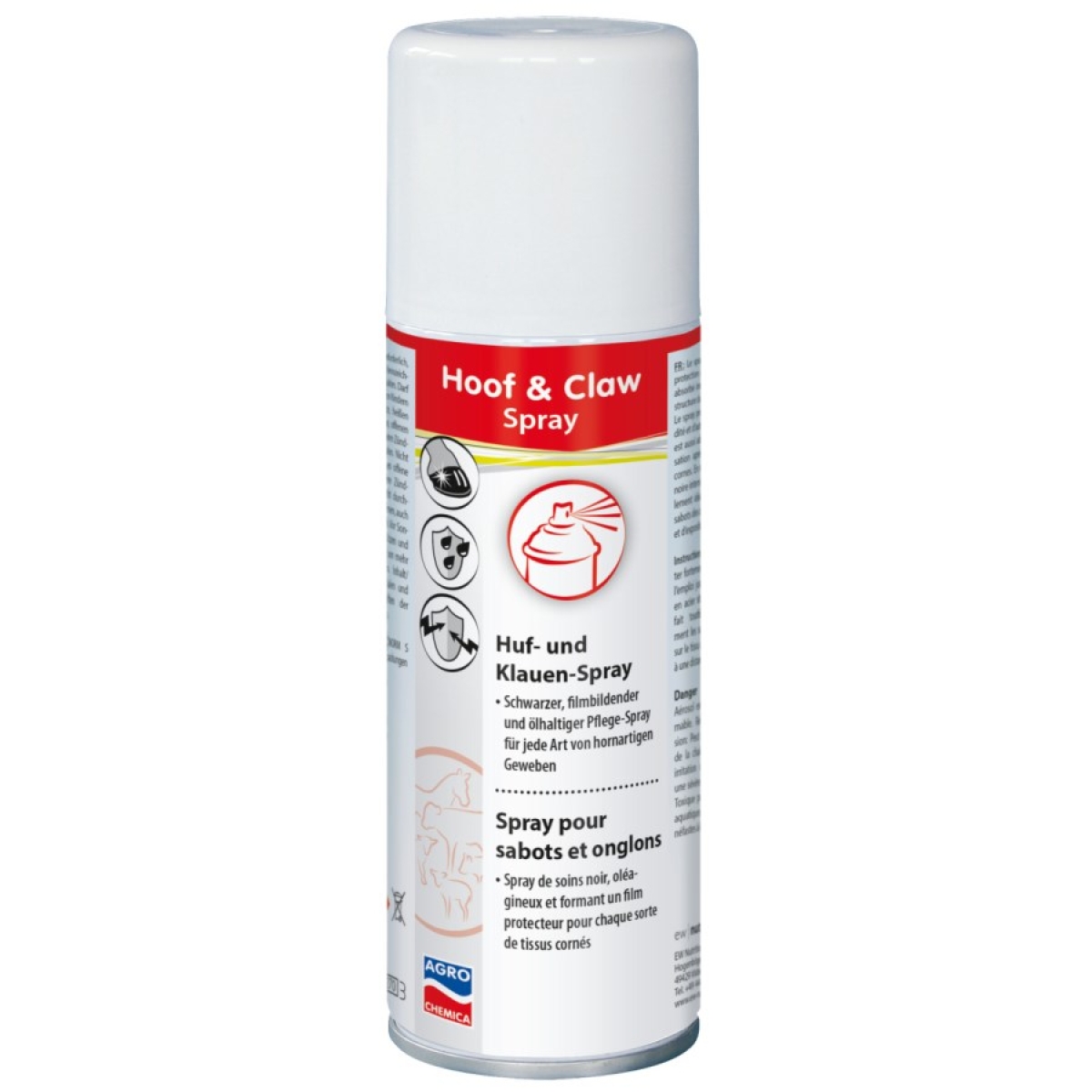 Hoof & Claw Spray 200ml, Huf- und Klauenspray, filmbildendes Pflegespray für Hufe