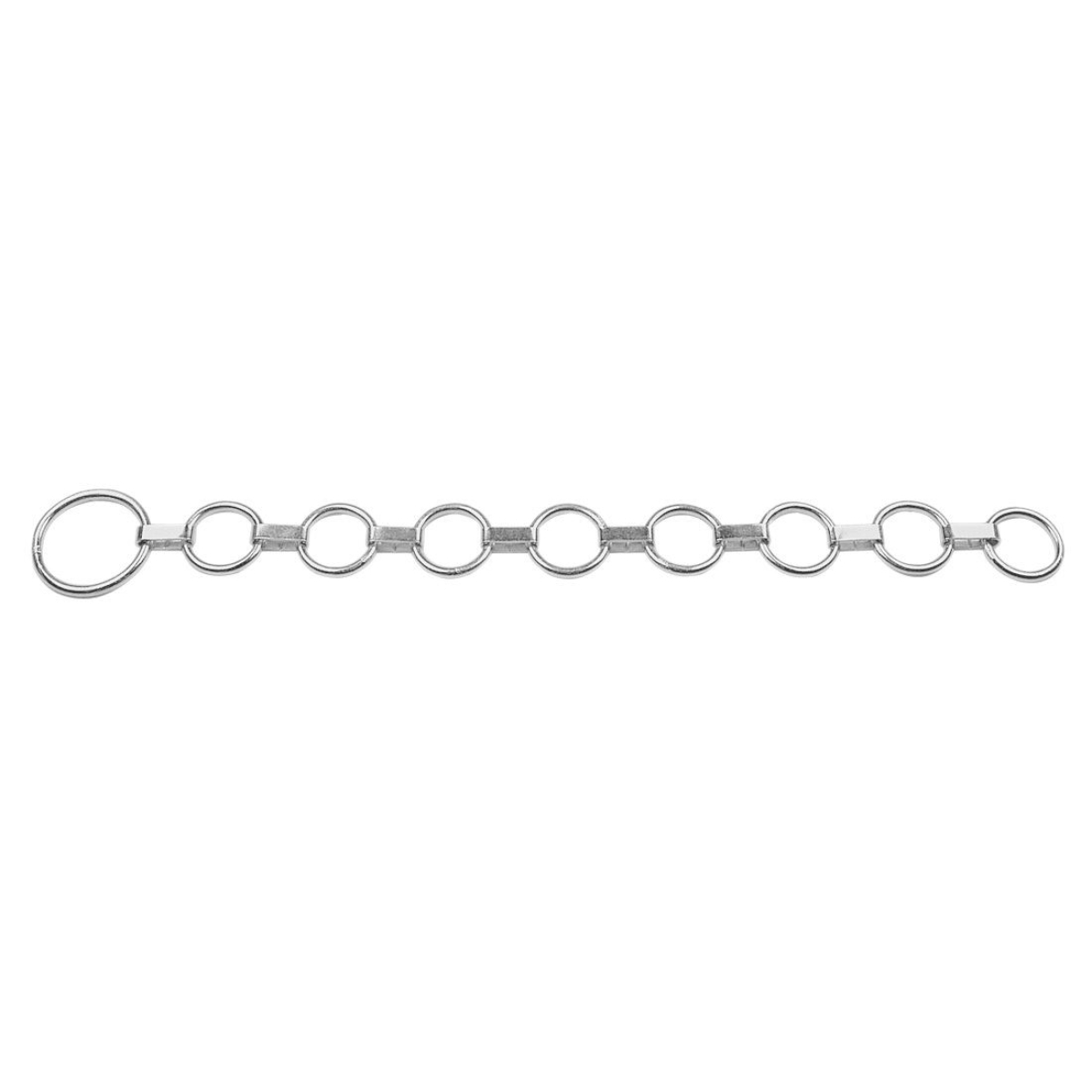 Flachglieder-Halsband 90cm mit 8 Ringen, Halsband für Rinder und Kühe