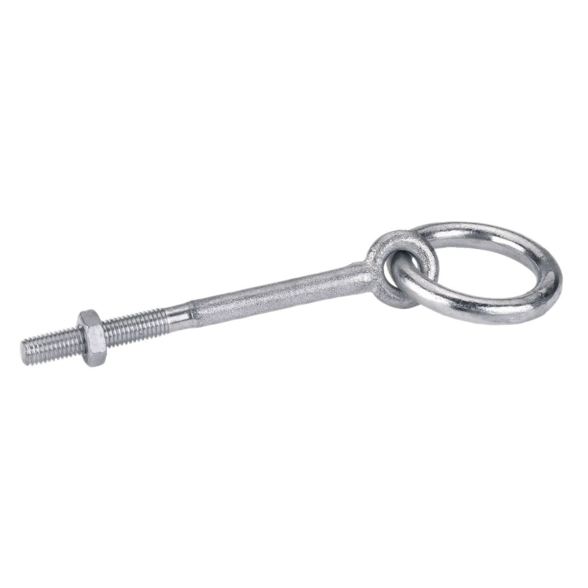 Barrenring 80mm (M10x50), verzinkt mit Mutter, Anbindering zur Viehanbindung
