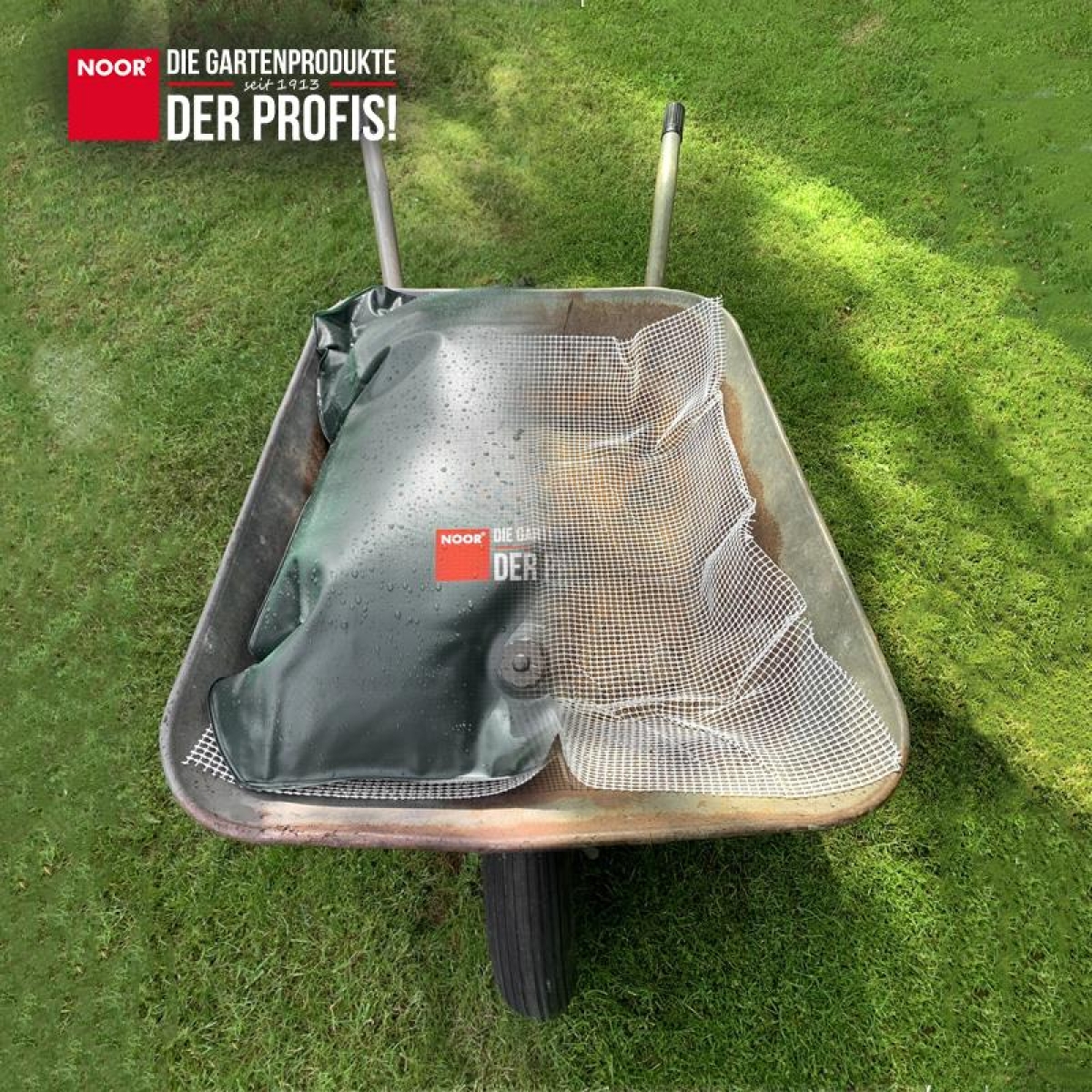 Noor Frogbag ToGo 80 Liter, Wasserhehälter für Schubkarren, Wassersack, Bewässerungssack