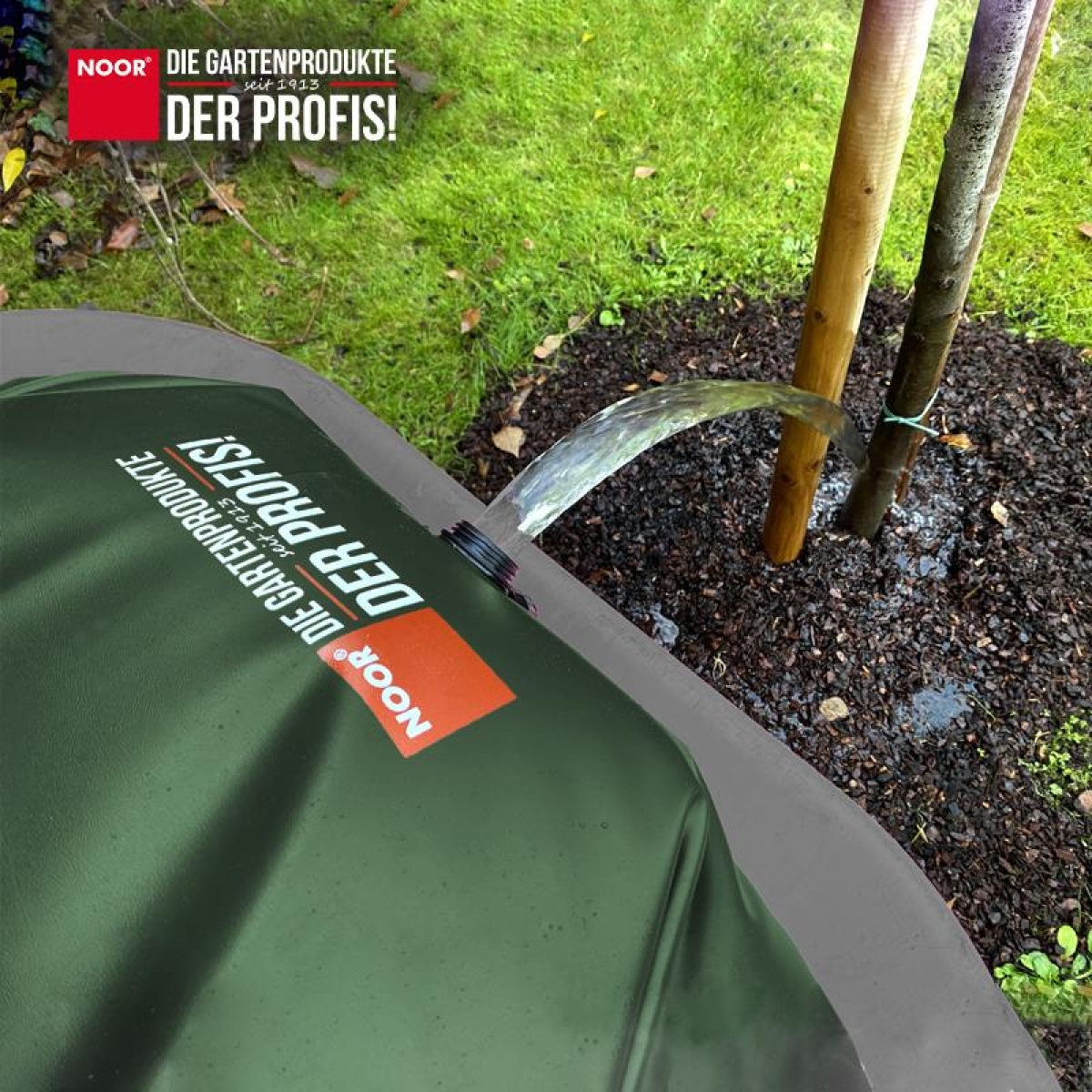 Noor Frogbag ToGo 80 Liter, Wasserhehälter für Schubkarren, Wassersack, Bewässerungssack