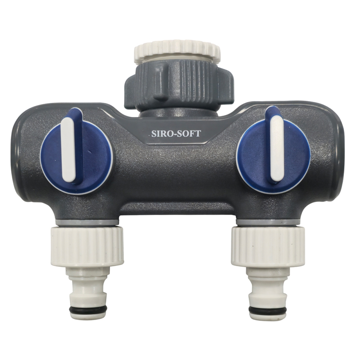 Siro Soft 2-Verteiler, regulierbar, 2 x Klick-Anschluß