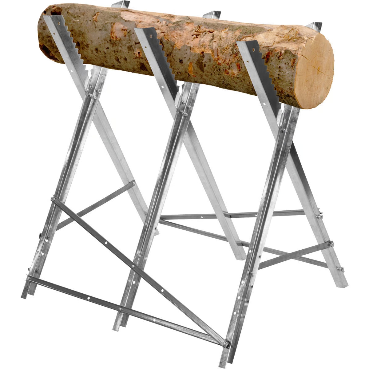 GÜDE Sägebock GSB 600-680, zusammenklappbar, Maße 80 x 70 x 82 cm