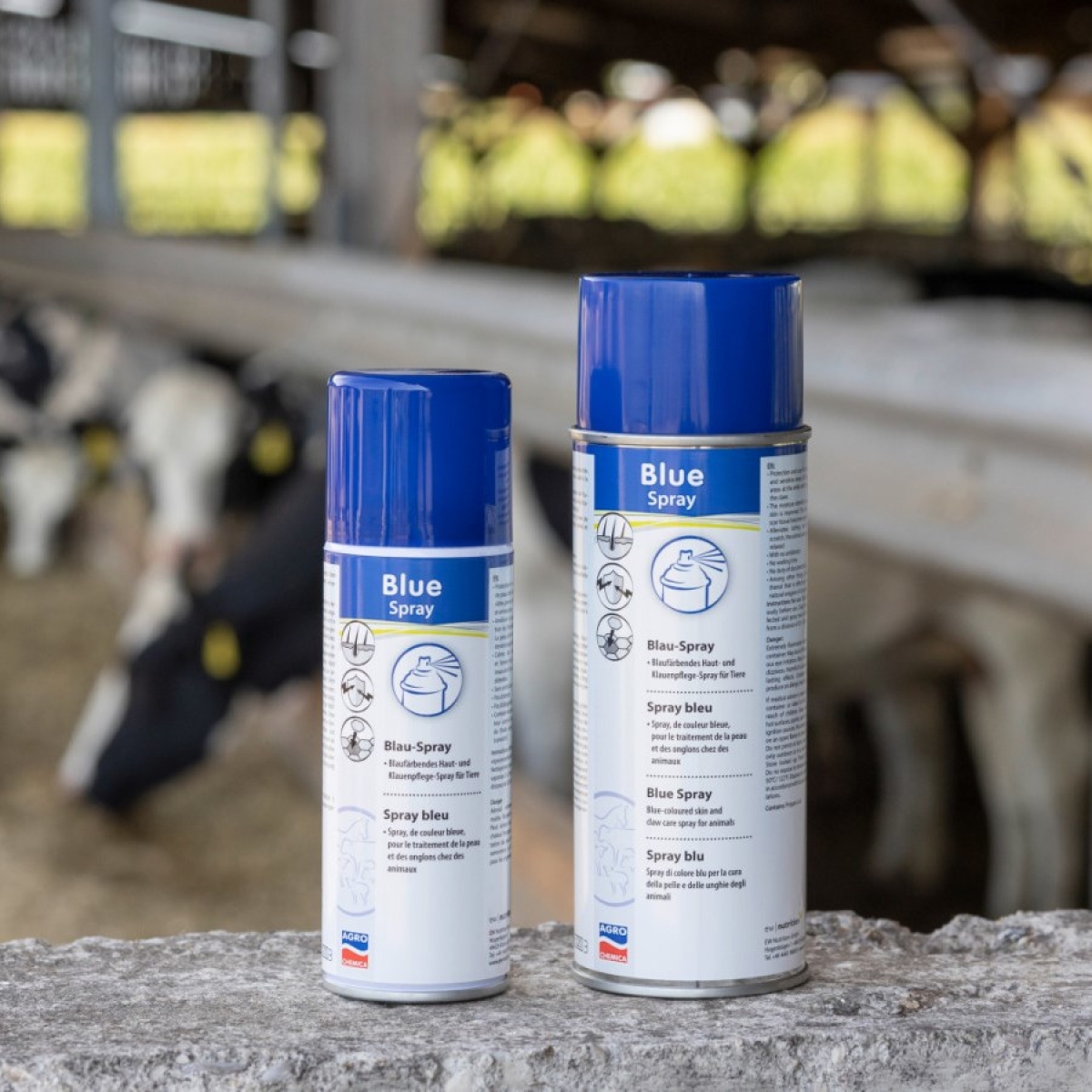 Blue Spray 200ml, Blauspray, blaufärbendes Haut- und Klauenpflegespray für Tiere