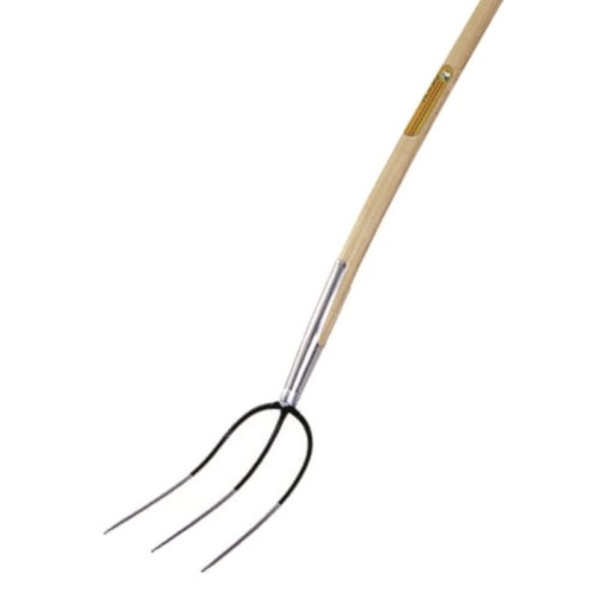Freund-Victoria Heugabel 23555, 3 Zinken, 37x32cm, mit gebogenem Stiel Ø36x1350mm, 1280604