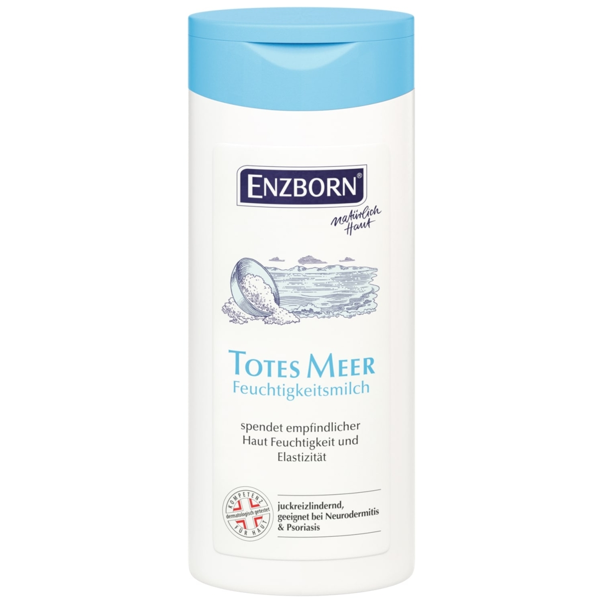 Enzborn Totes Meer Feuchtigkeitsmilch 250ml, Erfrischende Pflege für die Haut