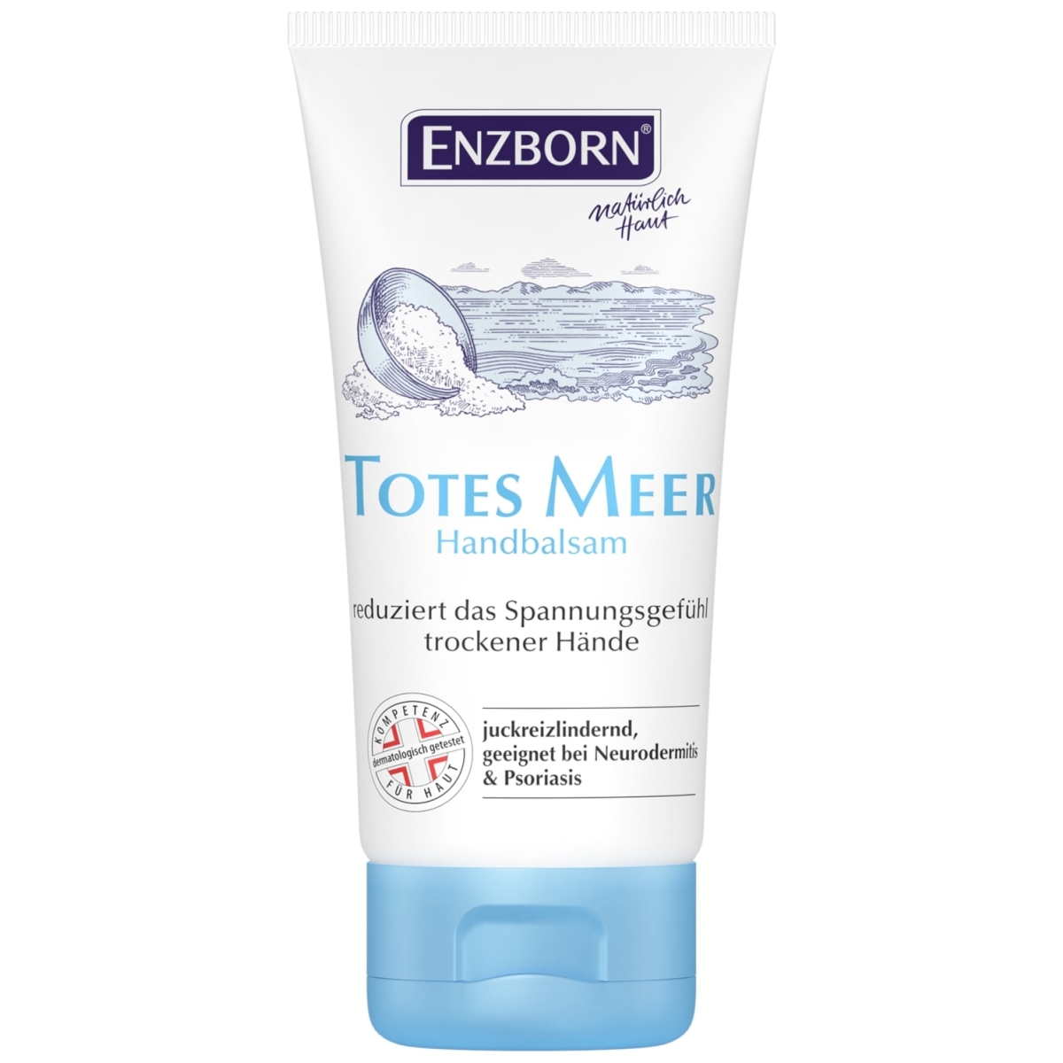 Enzborn Totes Meer Handbalsam 75ml, Pflegebalsam für trockene und empfindliche Hände