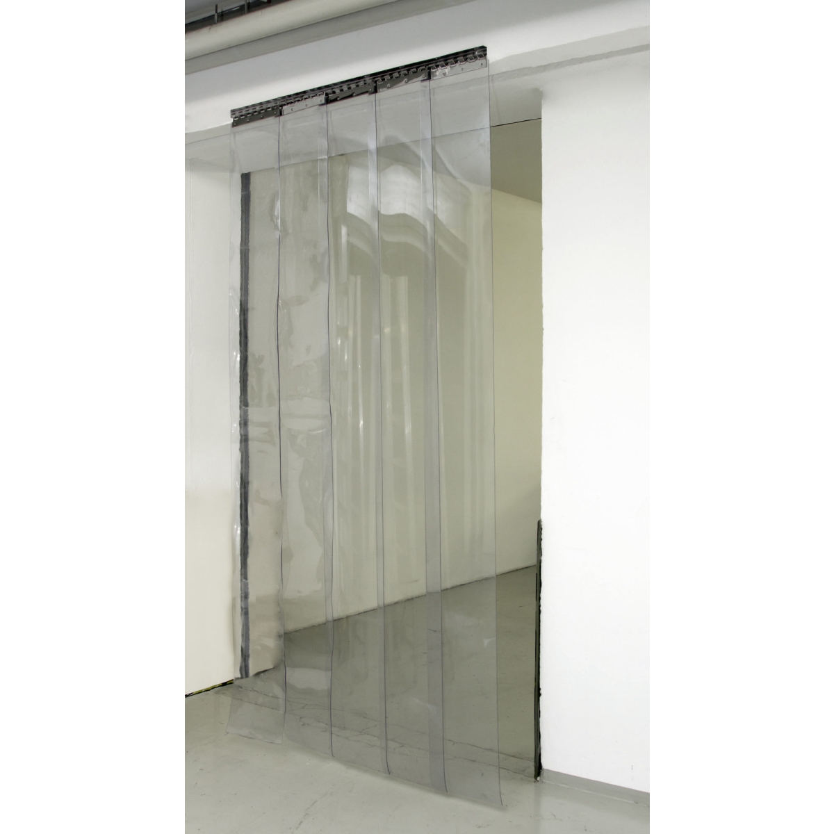 PVC-Streifenvorhang, 30cm, 3mm, transparenter Lamellenstreifen, Zuschnitt per laufenden Meter