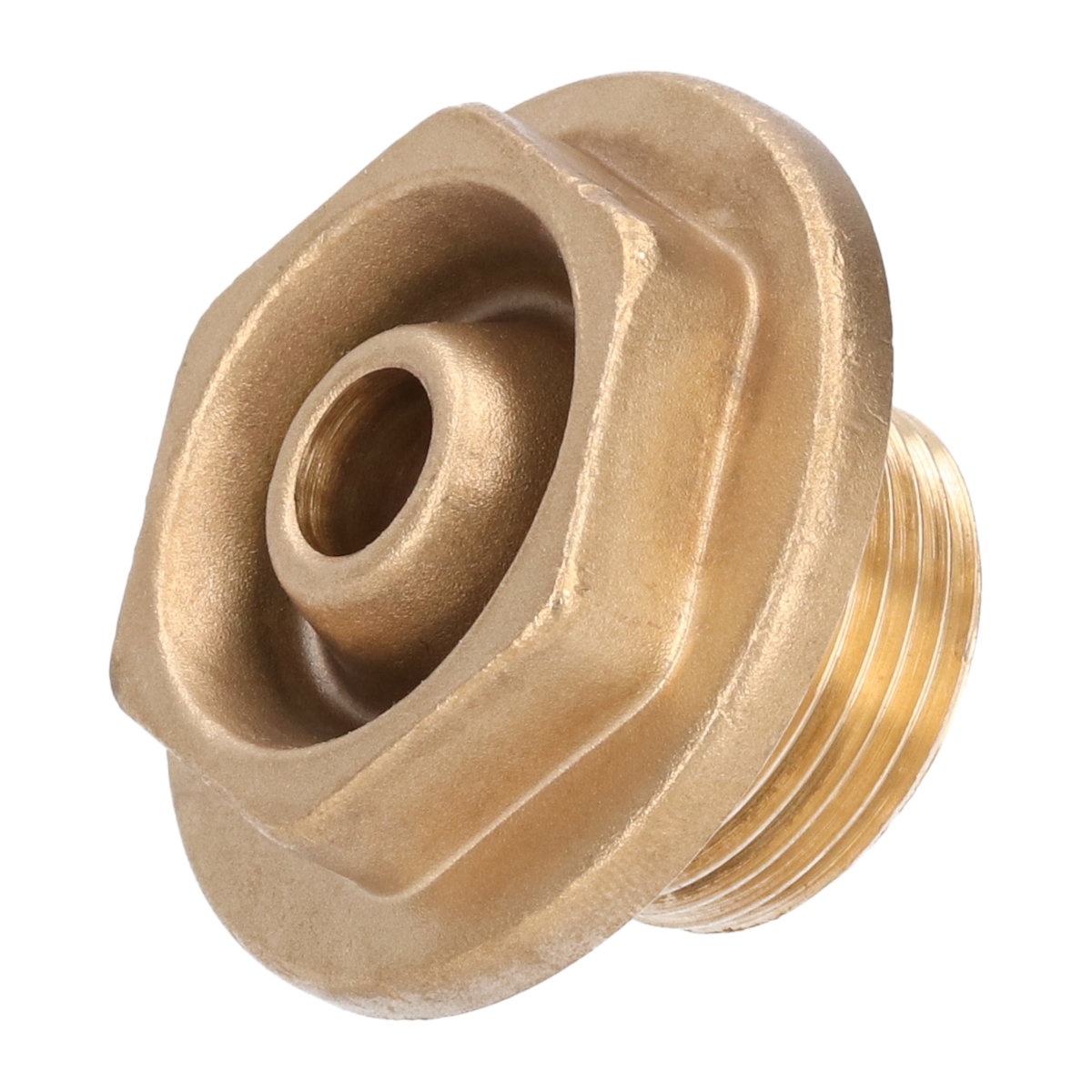 Carola Ventilmutter Messing kurz - Ø45x30mm - für Tränkebecken B58