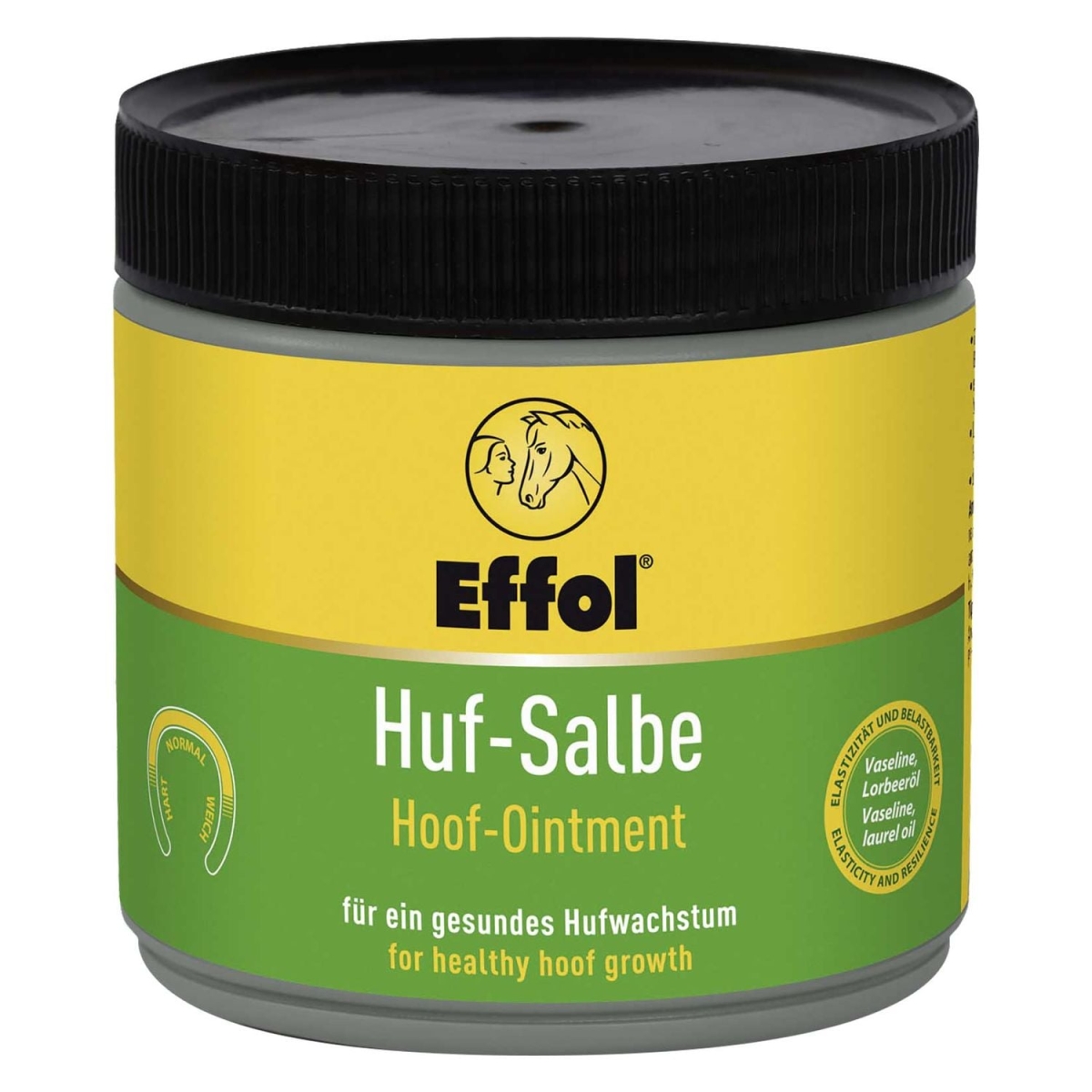 Effol Hufsalbe 500ml, schwarz, für ein gesundes Hufwachstum, desinfizierende Wirkung