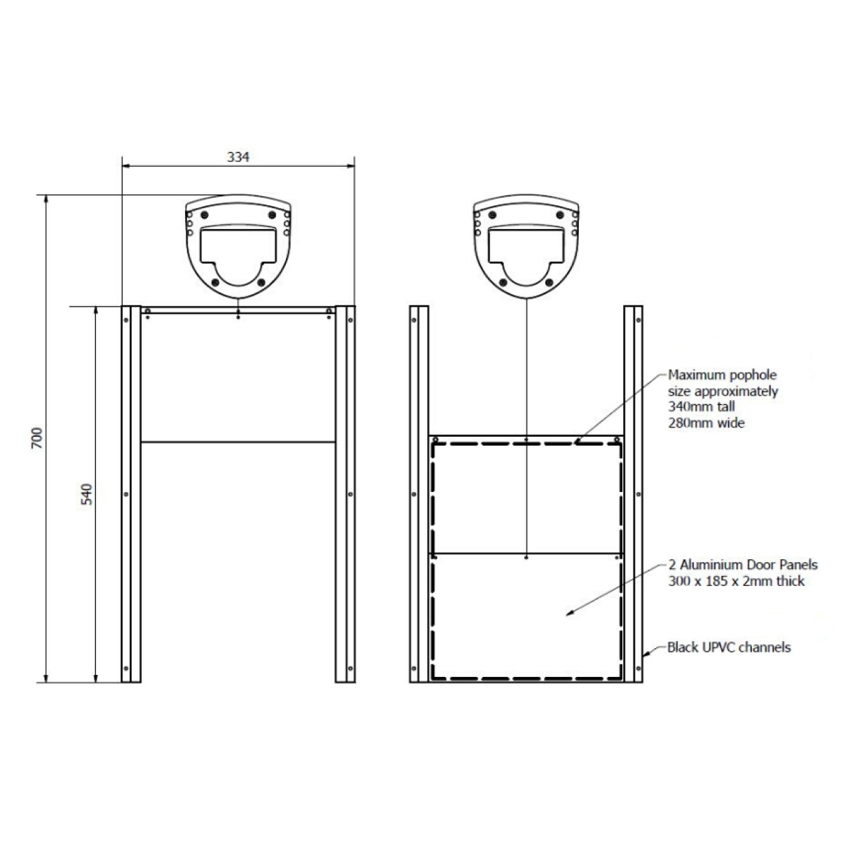 Brinsea ChickSafe ECO, Automatische Hühnertür, Hühnerklappe, Hühnerstall Türöffner