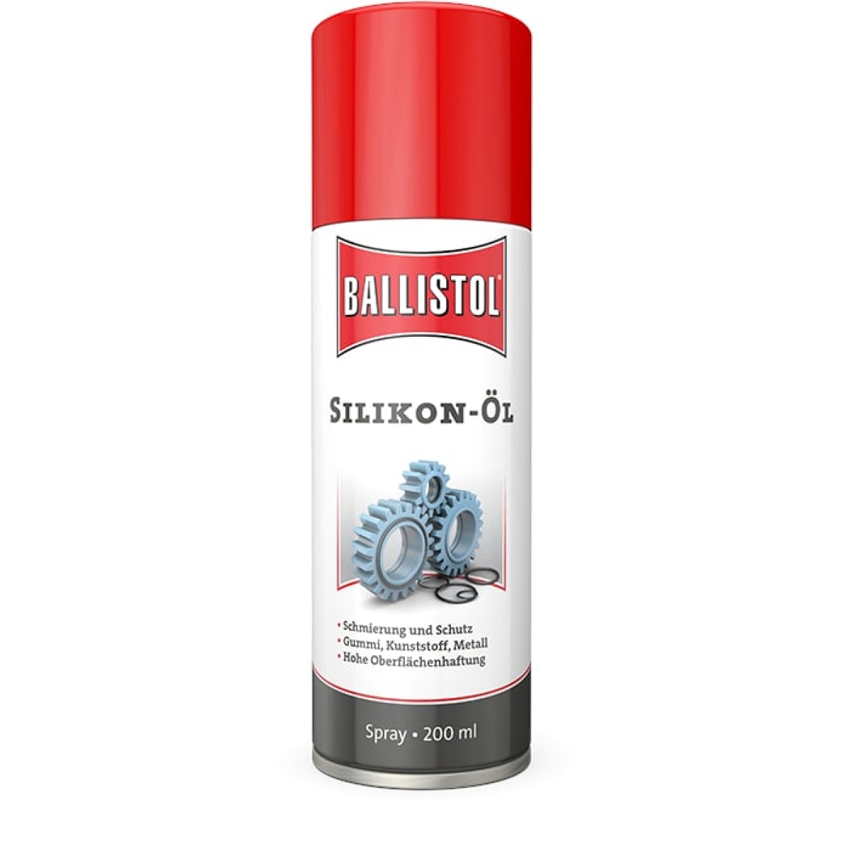 Ballistol Silikon-Öl 200ml, Silikonspray für Gummi, Plastik und Metalle