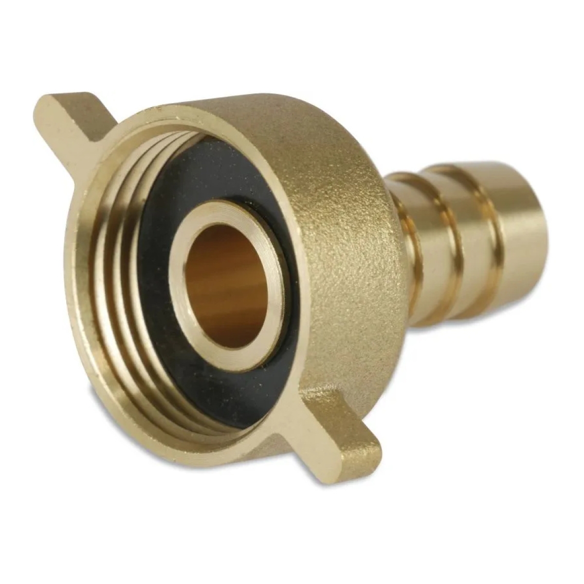 Messing Schlauchverschraubung 3/4 Zoll IG - 13mm Schlauchtülle mit Überwurfmutter