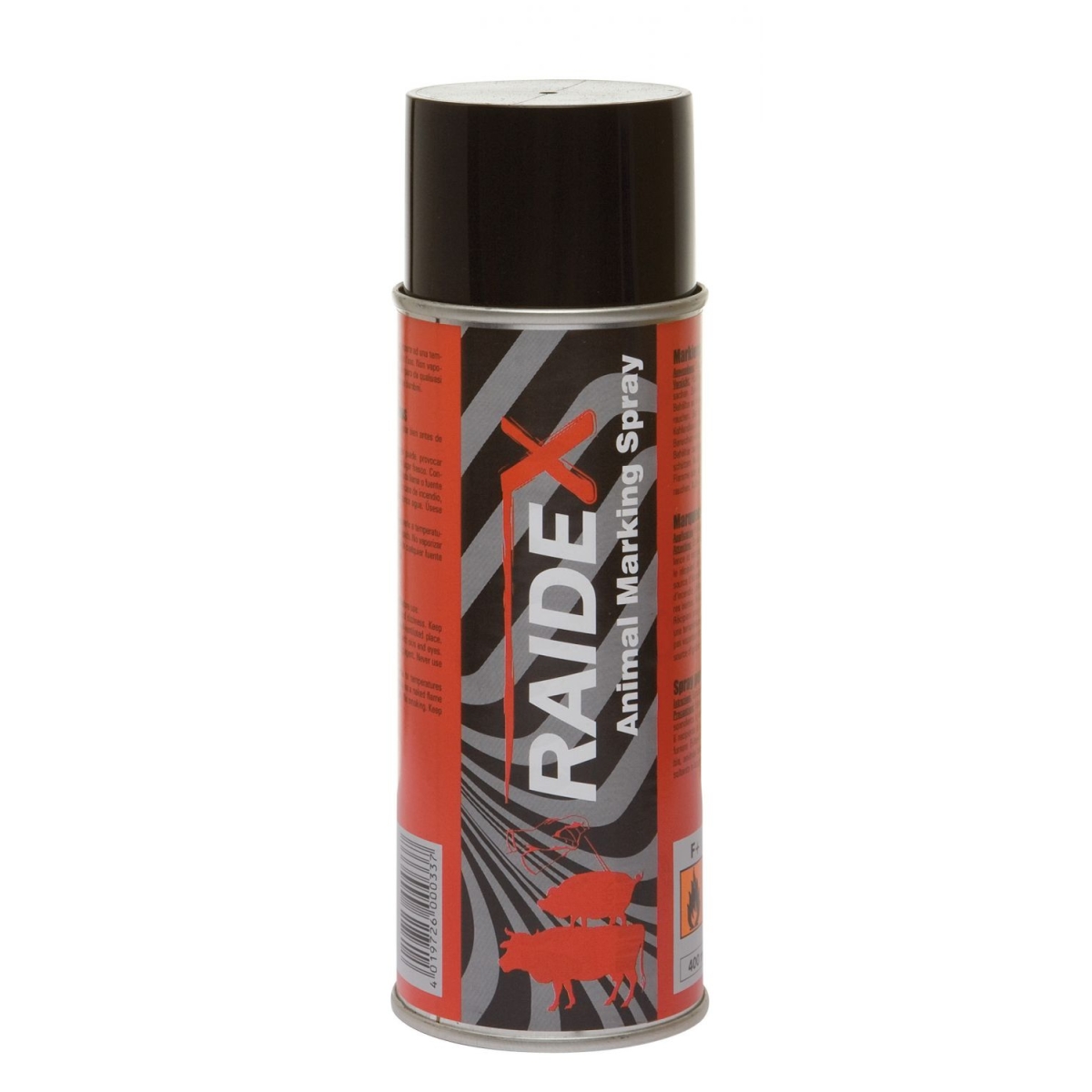 Raidex Viehzeichenspray 200ml Rot, Markierungsspray zur Kennzeichnung von Tieren