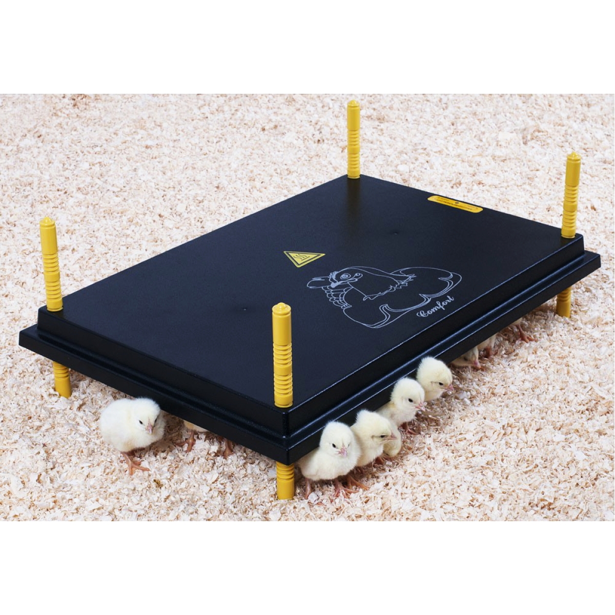 Küken-Wärmeplatte Comfort 40x60cm, 56 Watt, 230 Volt, Heizplatte für die Kükenaufzucht