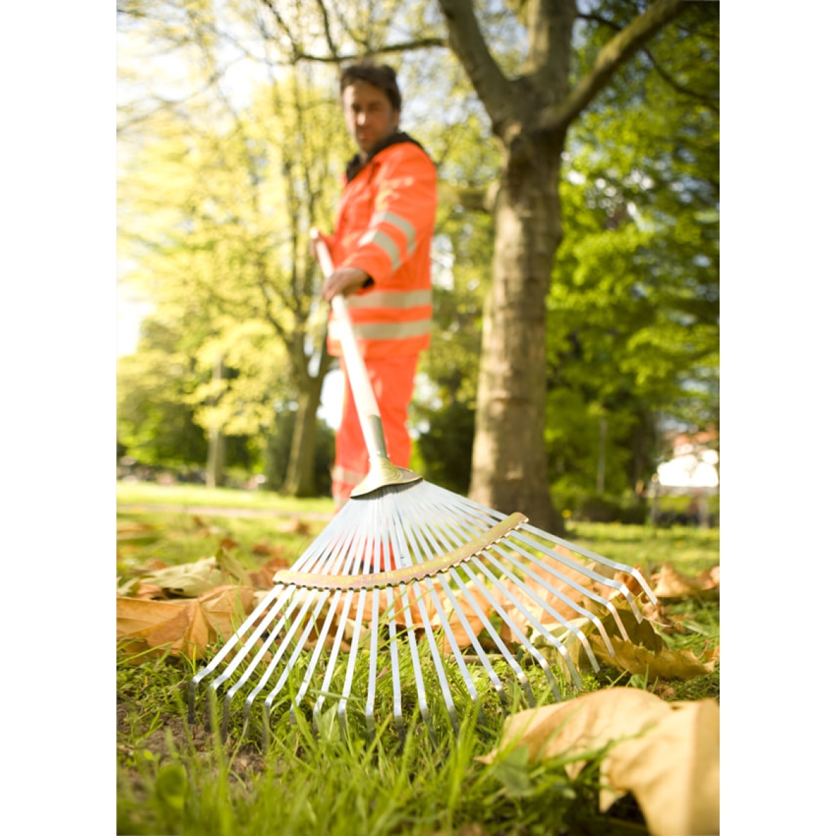FLORA Profi-Laubbesen, mit Stieldülle, feststehende Arbeitsbreite 45cm, ohne Stiel