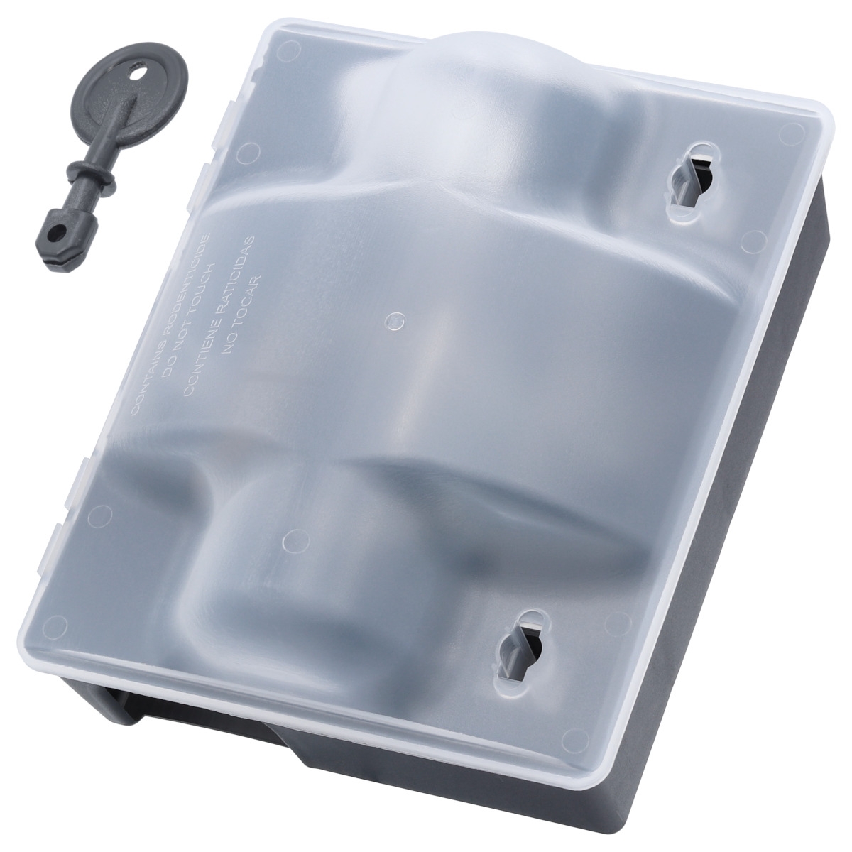 Köderstation Dualbox 2in1 - Durchlauf Schlagfalle und Köderbox - Rattenbox 24x20x11cm