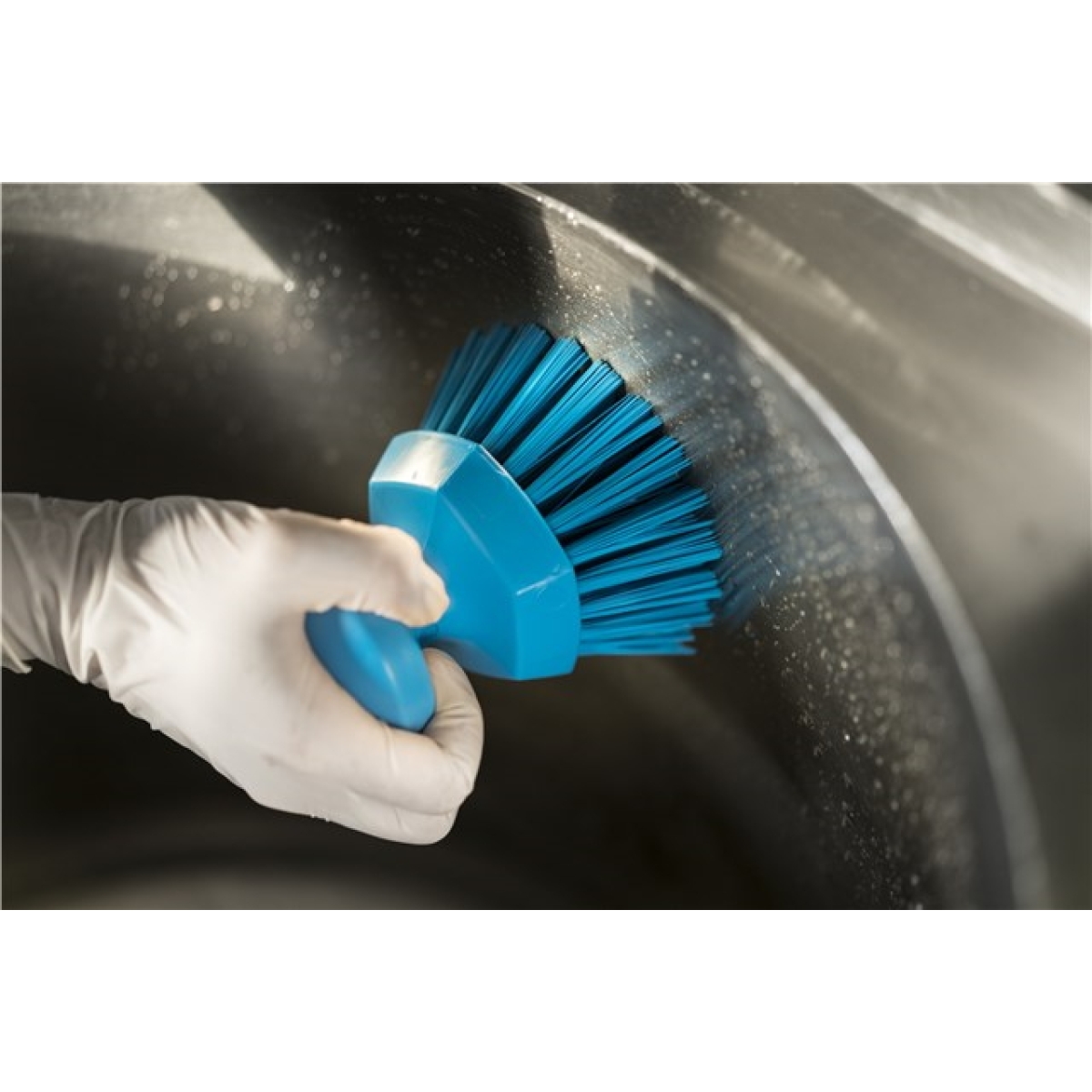 Vikan Handbürste rund Ø 110mm, Bürste für die Lebensmittelindustrie - 38853