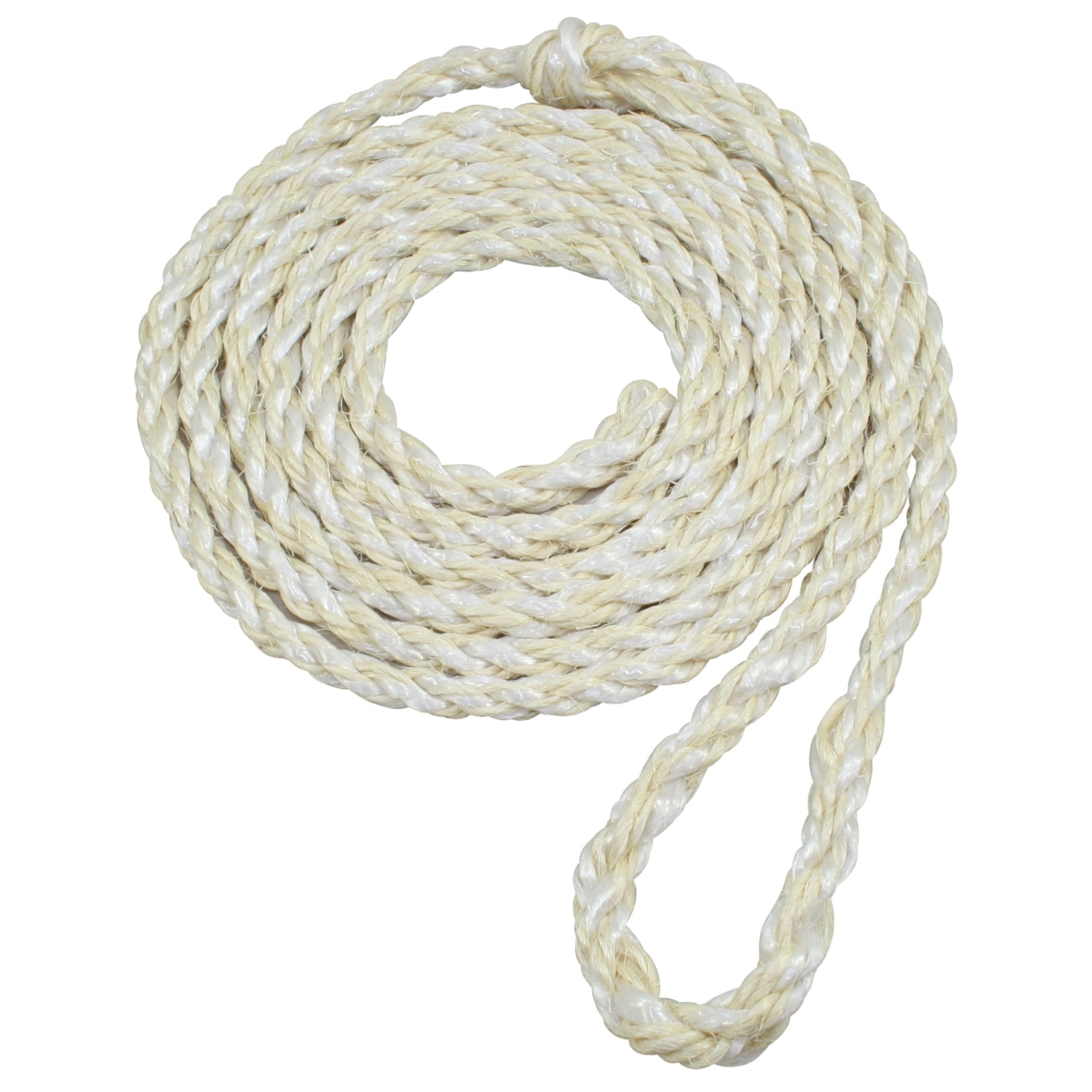 10x Viehtransportstrick Sisal-PP, Ø10mm, 300cm, große Schlaufe, Sisalstrick für Viehtransporte