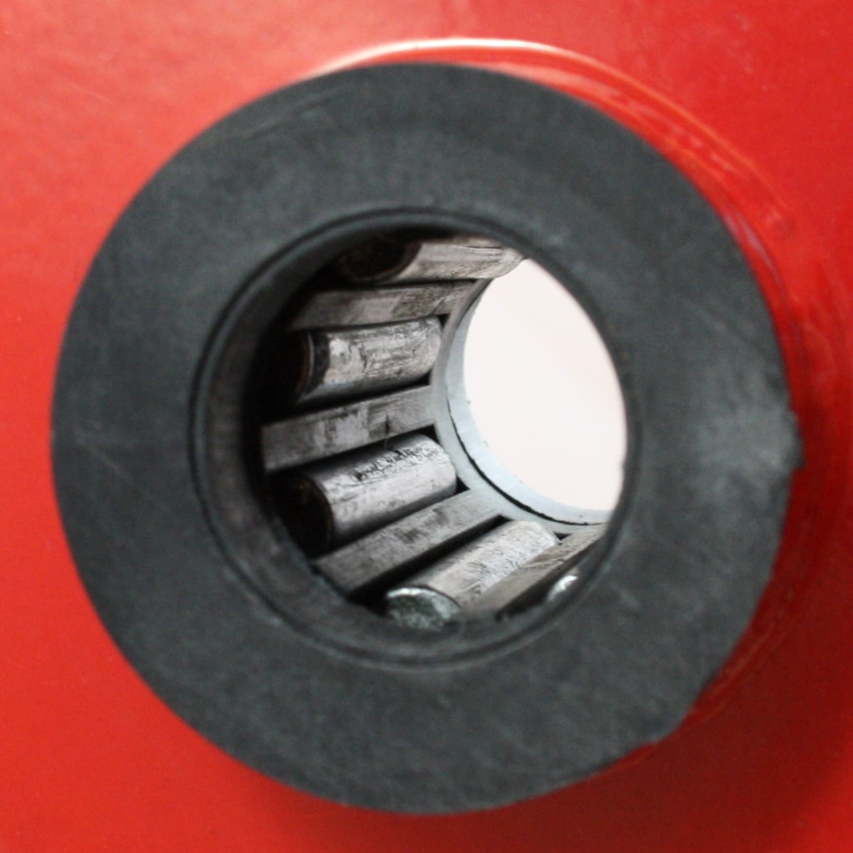 PU Schubkarrenrad Ø390mm (4.80/4.00-8) schwarz, Stahlfelge, Achse Ø20mm, pannensicheres Rad