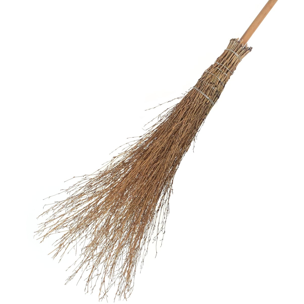 Bambusbesen 220cm, Bambus-Reisigbesen, Hexenbesen, Reiserbesen, Bambusreisig