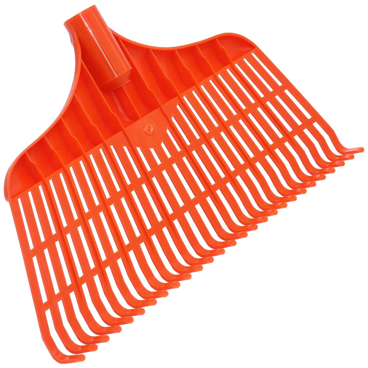 Laubbesen 40cm, 27 Zinken, Kunststoff, Gartenrechen, Laubrechen, Gartenbesen ohne Stiel