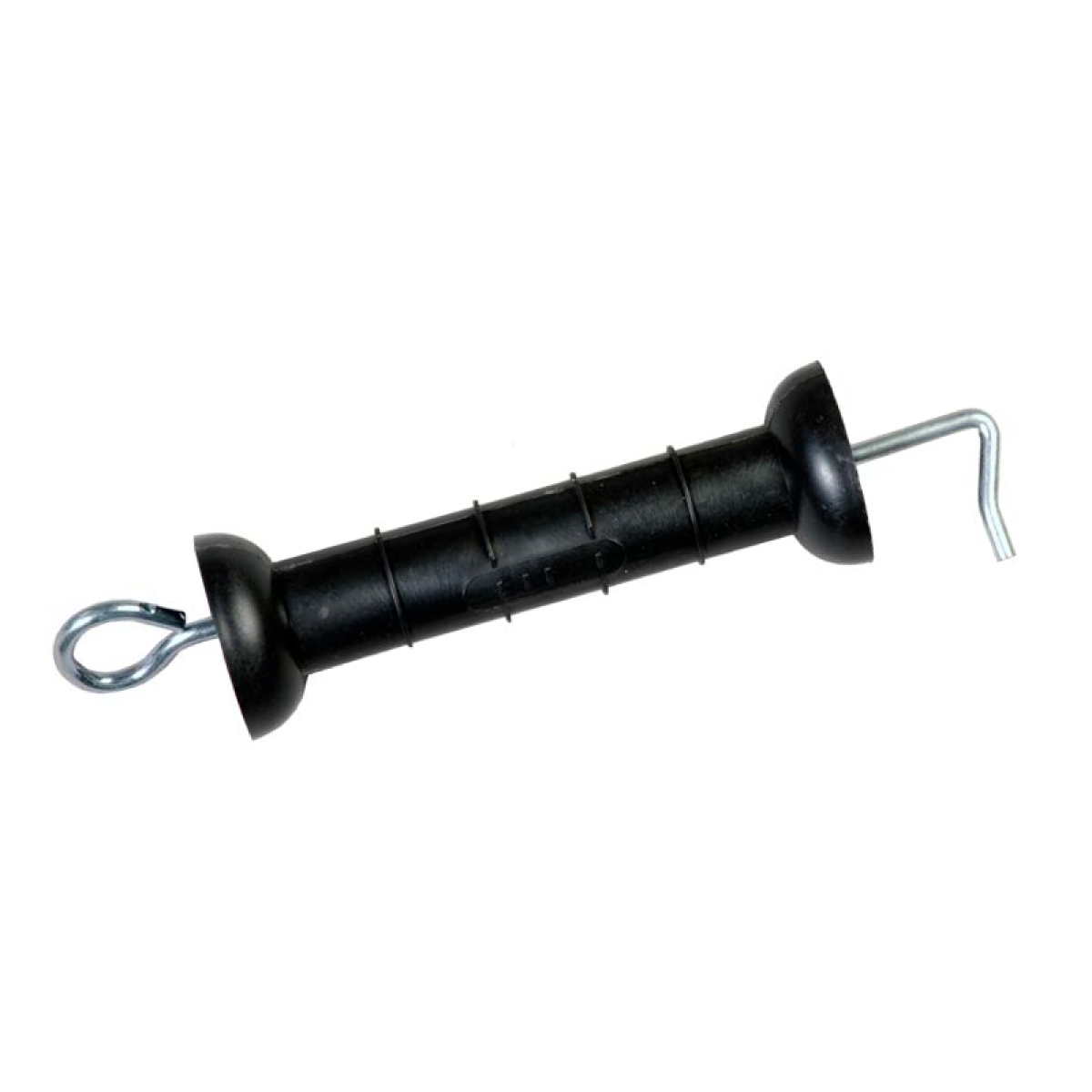 Torgriff STANDARD, schwarz, schmal, mit Haken und innenliegender Zugfeder