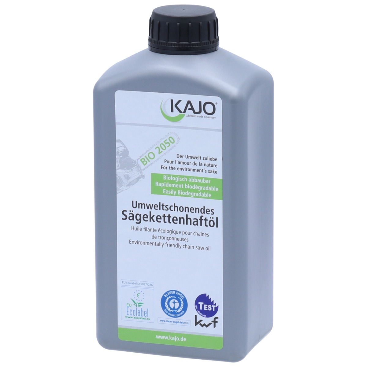 Kajo Sägeketten Haftöl BIO 2050 1 Liter - Haftöl für Motorsägen & Elektrosägen
