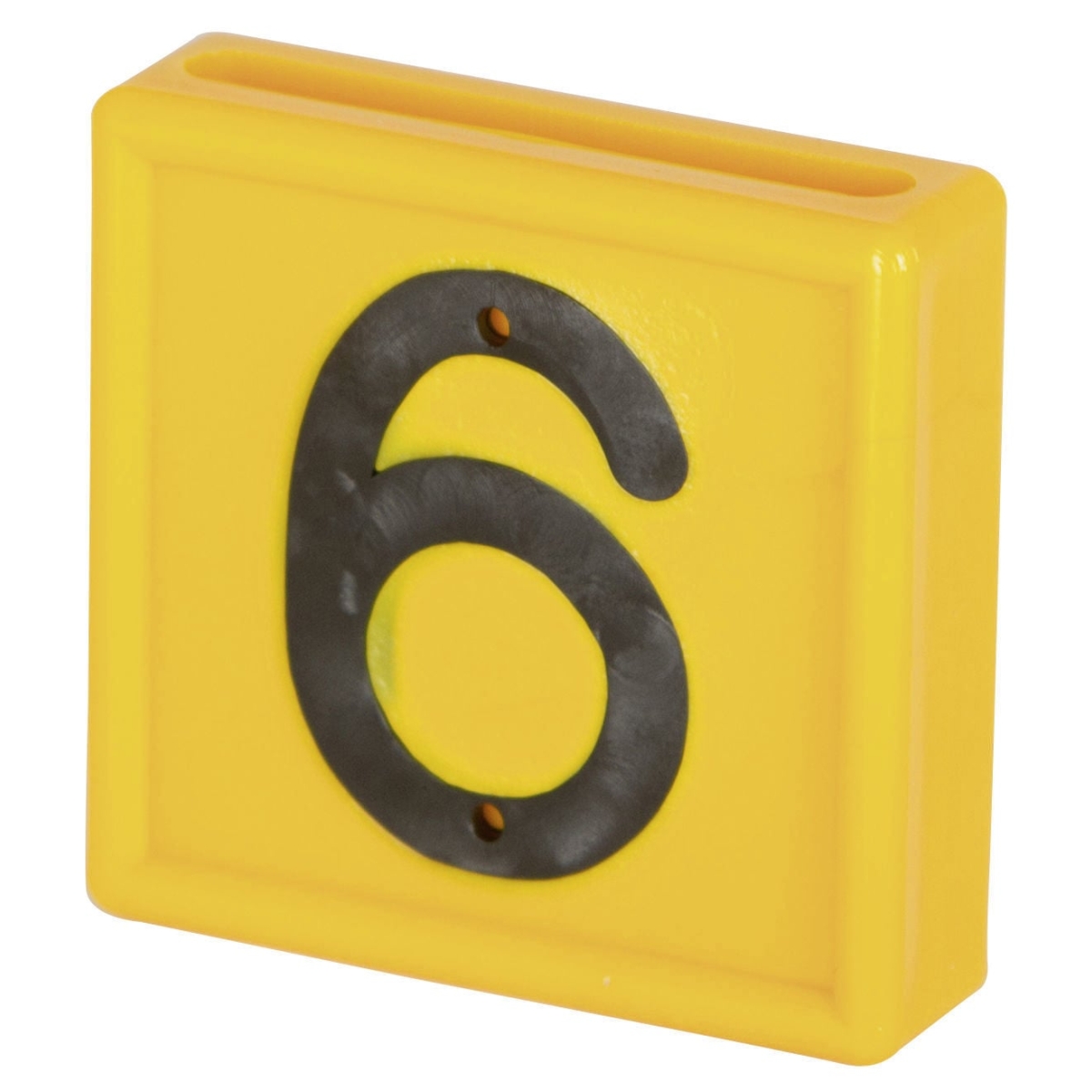 Nummernblock Standard, gelb, Block-Nummer: 6 (SECHS) bzw. 9 (NEUN)