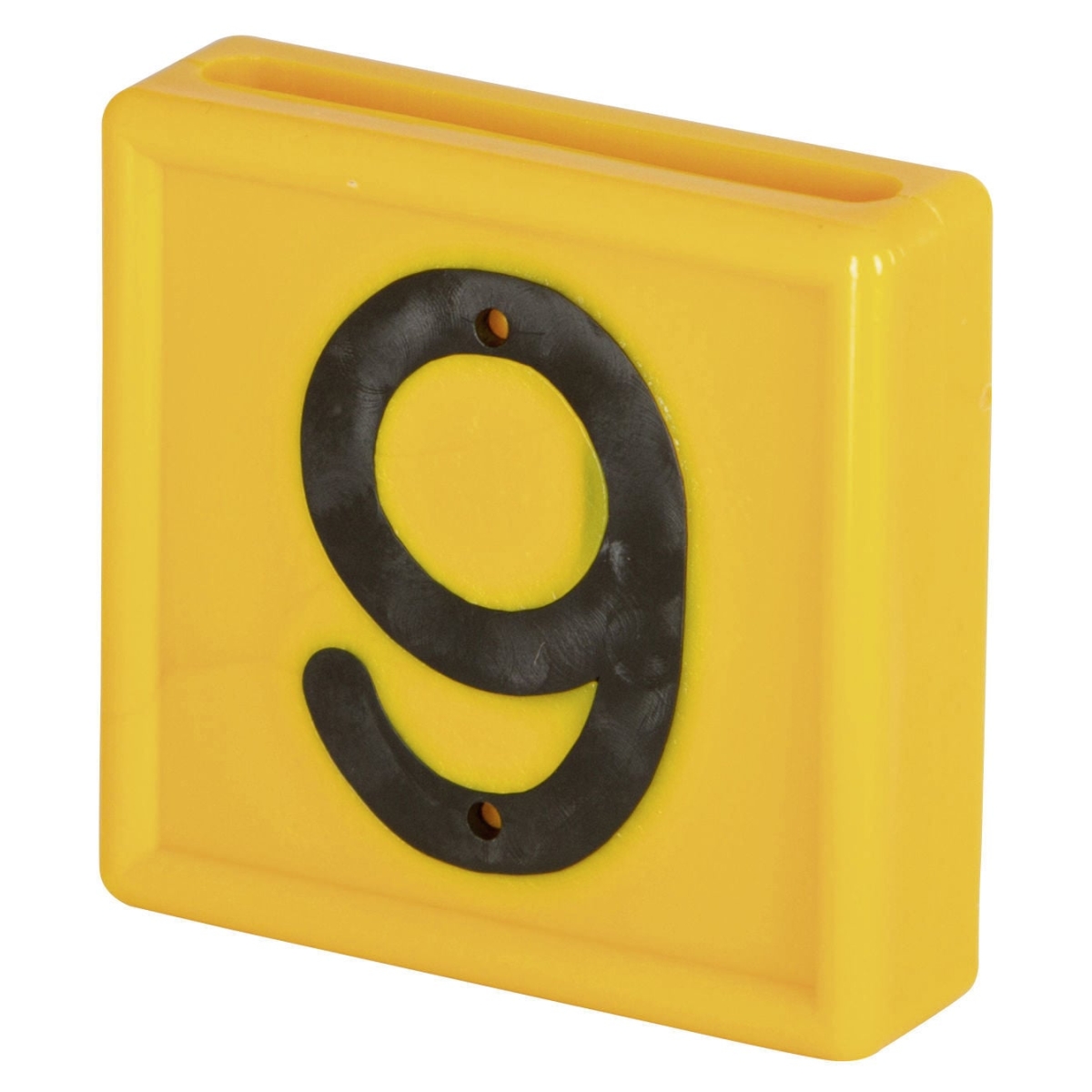 Nummernblock Standard, gelb, Block-Nummer: 6 (SECHS) bzw. 9 (NEUN)