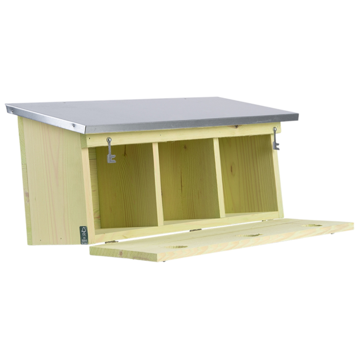Esschert Design Nistkasten Spatzenvilla horizontal - Vogelhaus für Spatzen