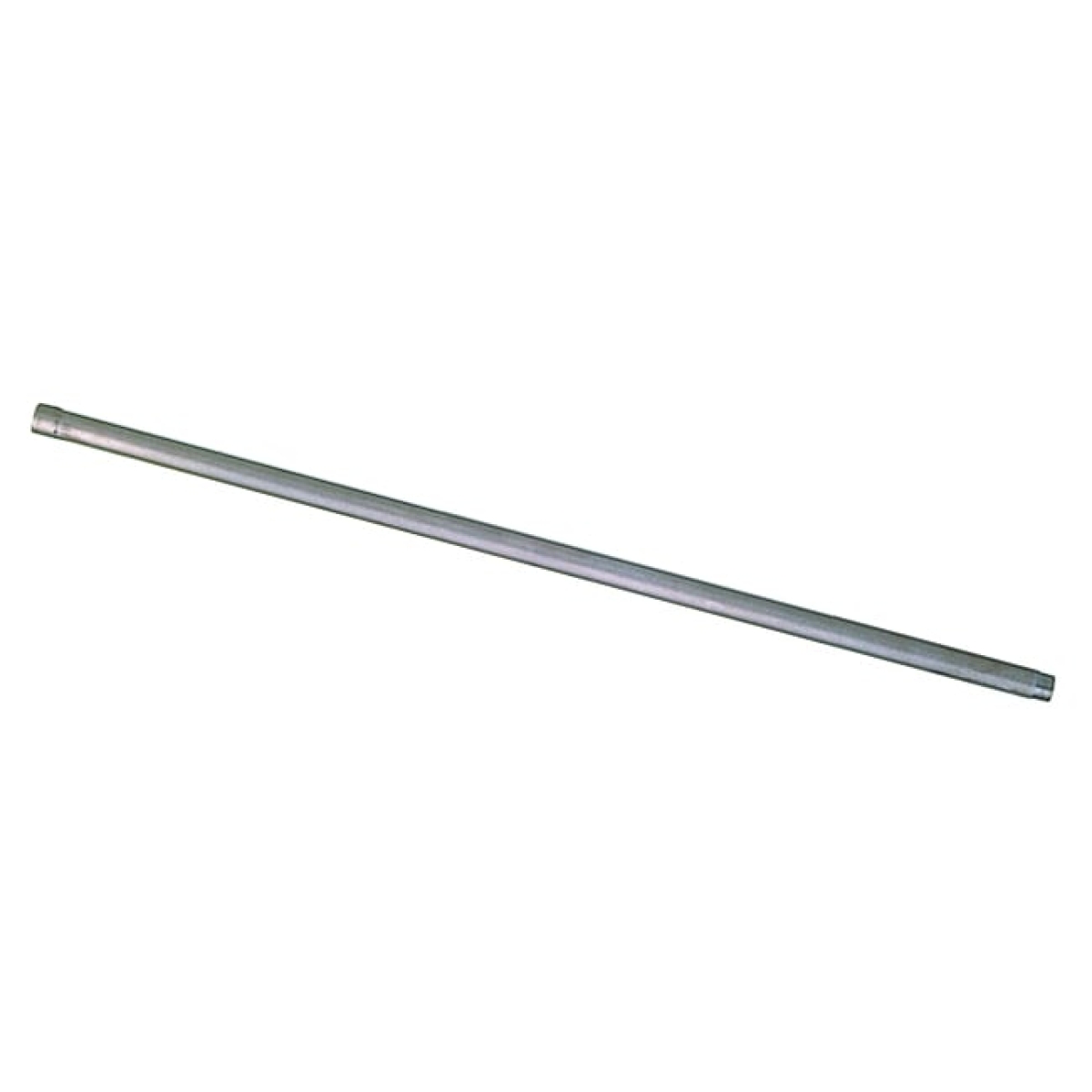 Monoflo Edelstahlrohr 100cm, 1/2 Zoll (IG/AG), gerade, Wasserrohr für Tränkenippel