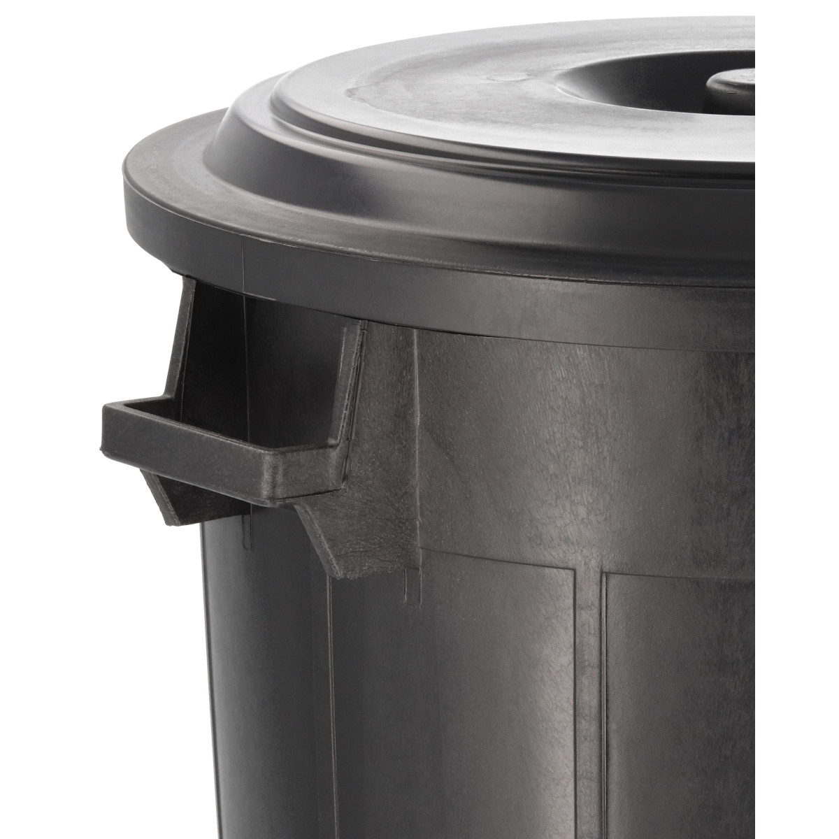 Universaltonne 100 Liter schwarz - Futtertonne, Gartentonne, Regentonne - Ø54x69cm