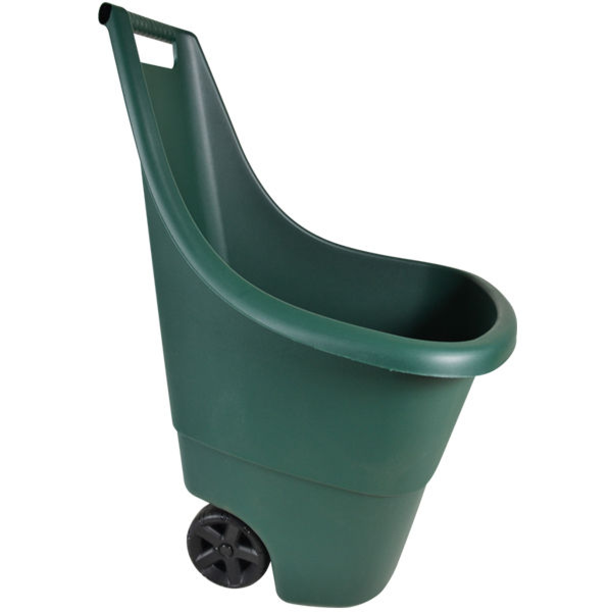LOAD & GO Gartenkarre 50 Liter, 51x56x84cm, Kunststoff, schwarz, Gartentrolley, Gartenwagen