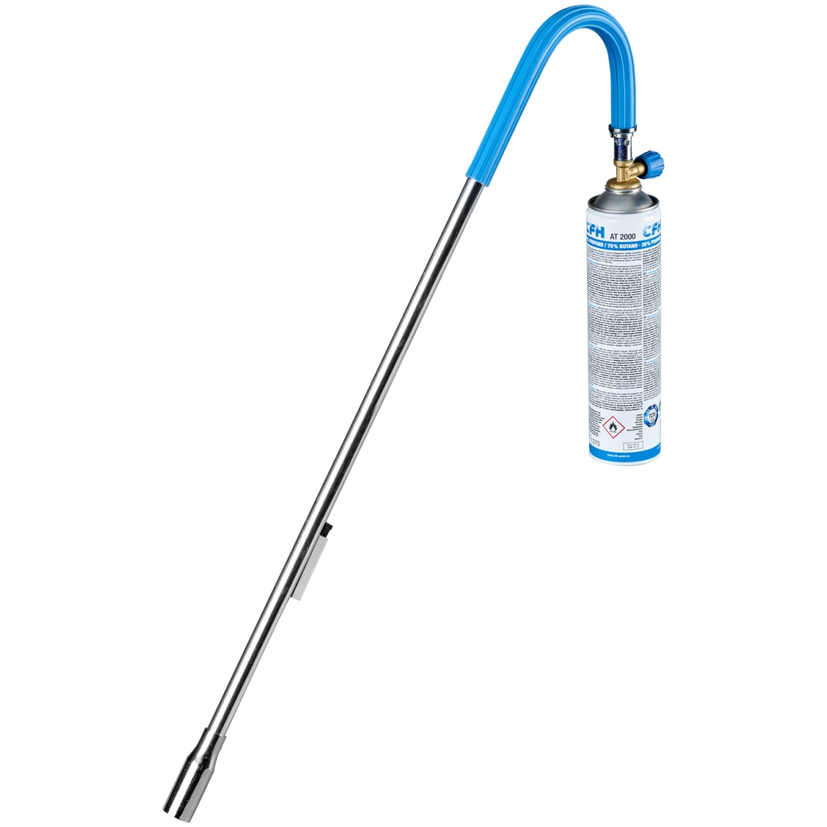 CFH Bio-Gärtner PZ1500, Abflammgerät, Unkrautbrenner mit Piezozündung und Gaskartusche