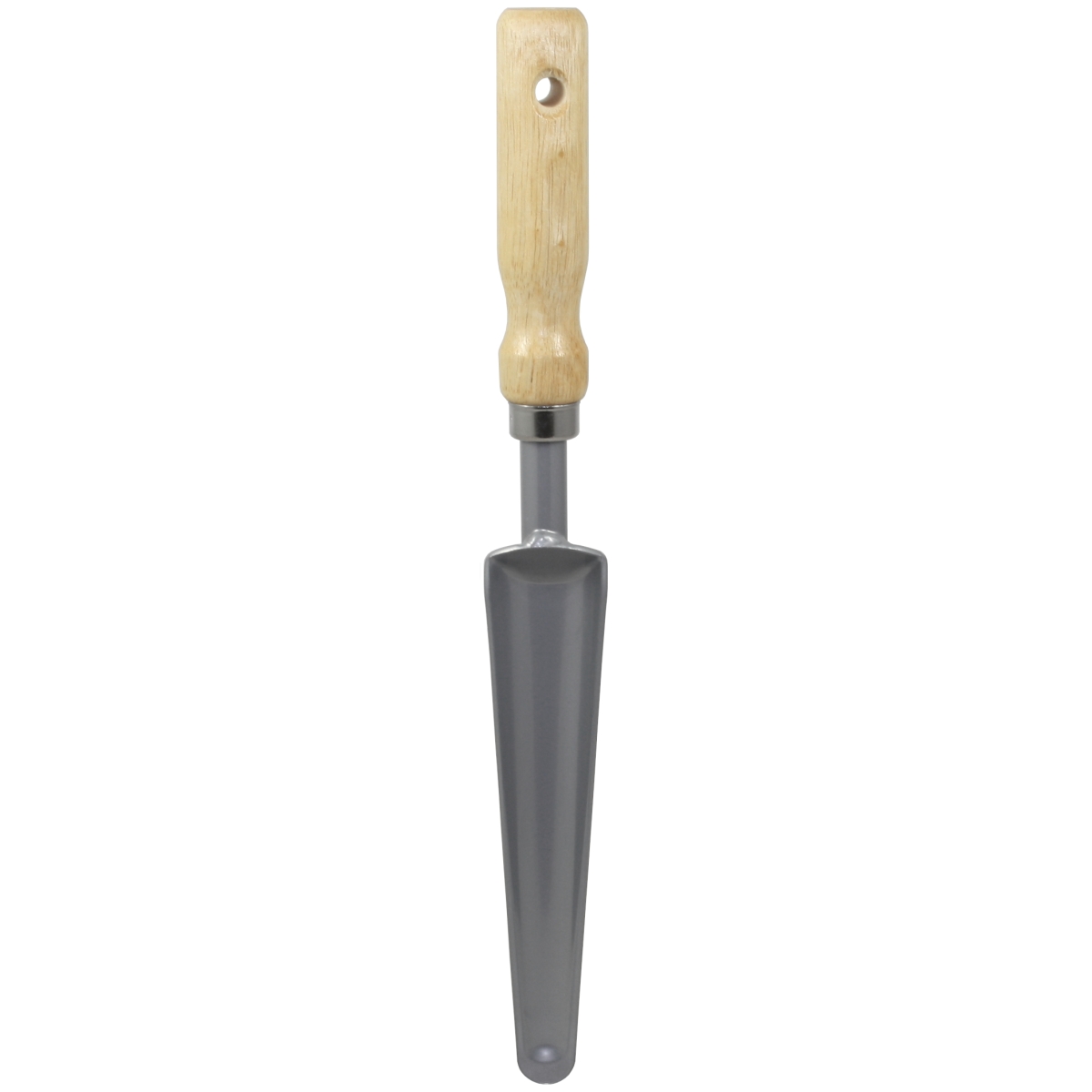 Pflanz- und Unkrautschaufel, Metall, mit Holzgriff, Unkrautstecher, Garten-Kleingerät, Hand-Gartenge