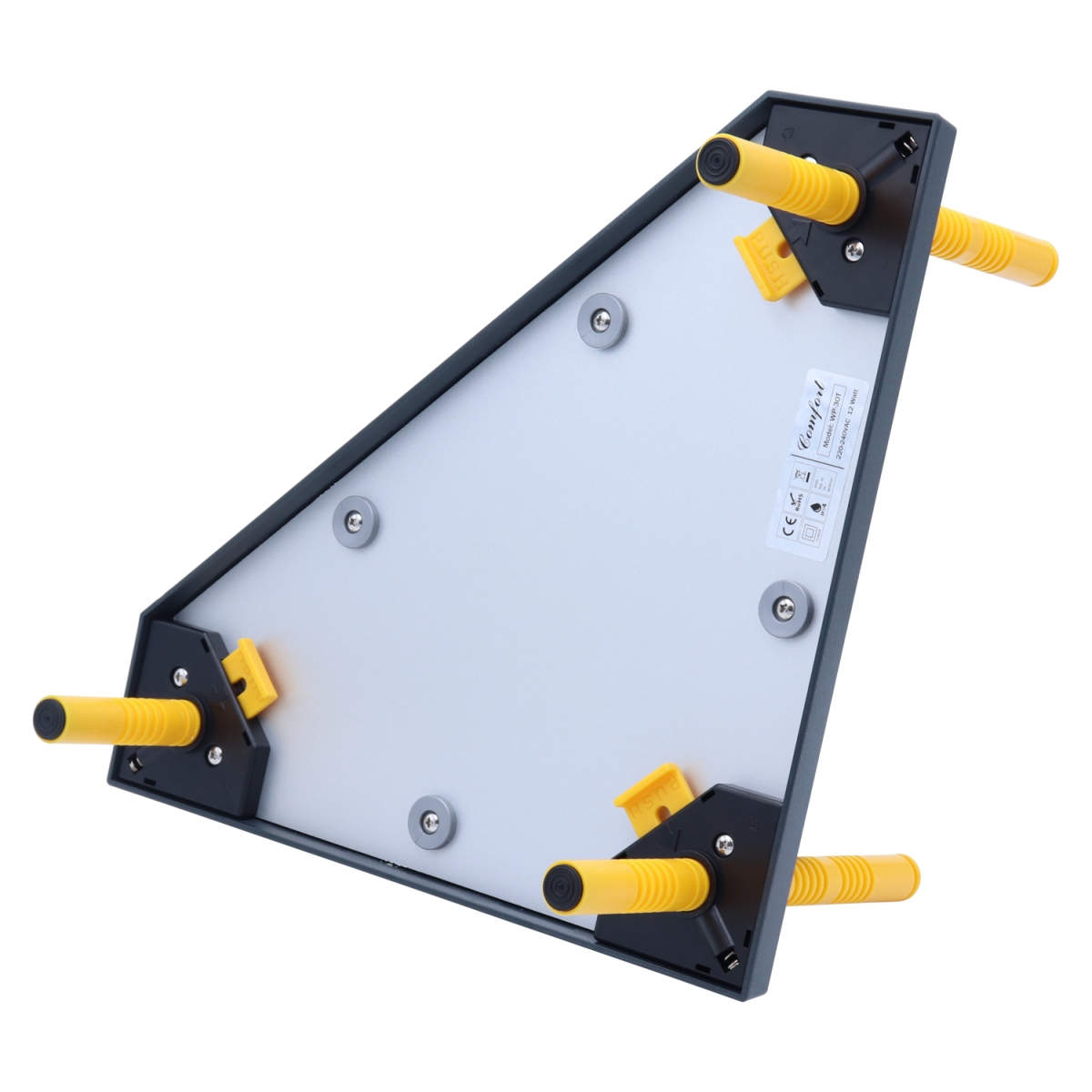 Küken Eck-Wärmeplatte Comfort 30x30cm, 13 Watt, Dreieck-Heizplatte für die Kükenaufzucht
