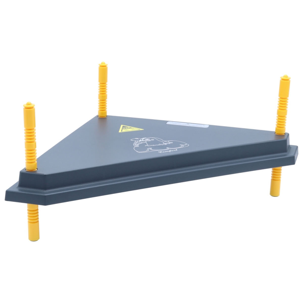 Küken Eck-Wärmeplatte Comfort 40x40cm, 24 Watt, Dreieck-Heizplatte für die Kükenaufzucht