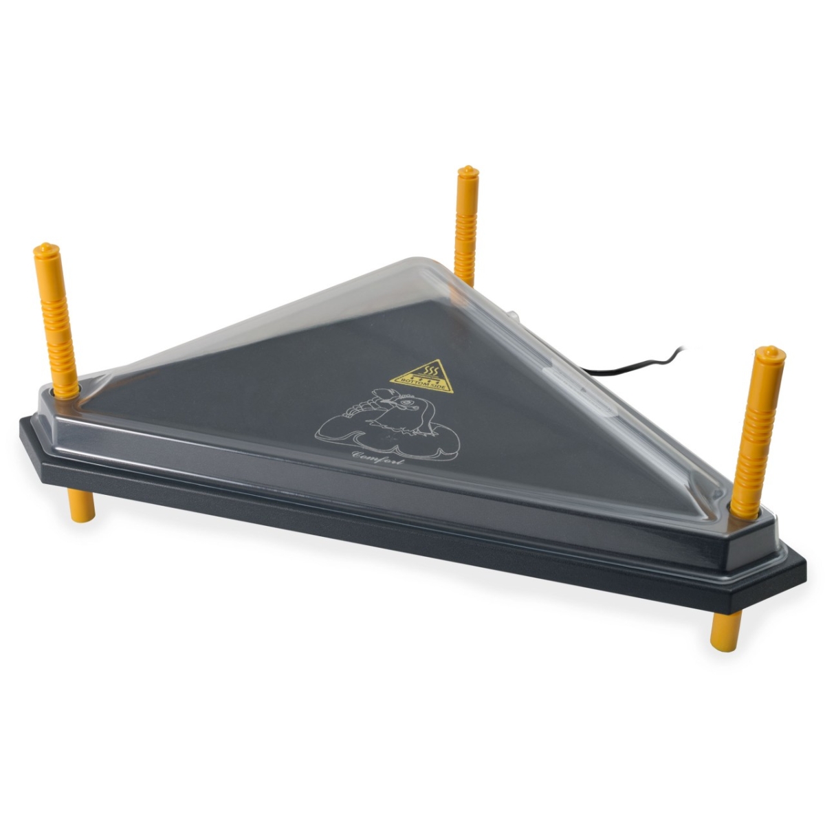 Schutzabdeckung 40x40cm für Eck-Wärmeplatte Comfort, Kunststoff (PET), Abdeckung, Schutzhaube