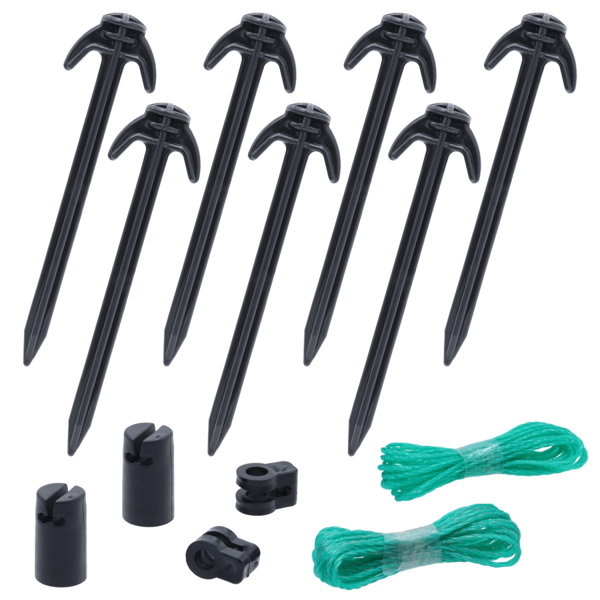 50m Geflügelnetz, Euro, 112cm, 2 Spitzen, grün, Hühnerzaun, Geflügelzaun, Hühnernetz, ohne Strom