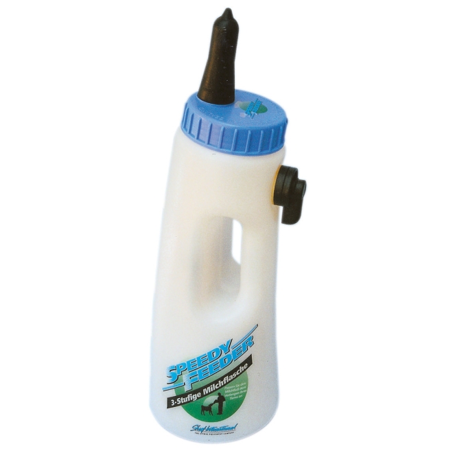 Kerbl Kälberflasche SPEEDY FEEDER, 2,5 Liter, 3-stufige Milchflasche für Kälber mit Sauger
