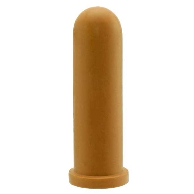 GEWA Kälbersauger Naturkautschuk, zylindrisch, 10cm, Kreuzschlitz, besonders weicher Sauger für Kälb
