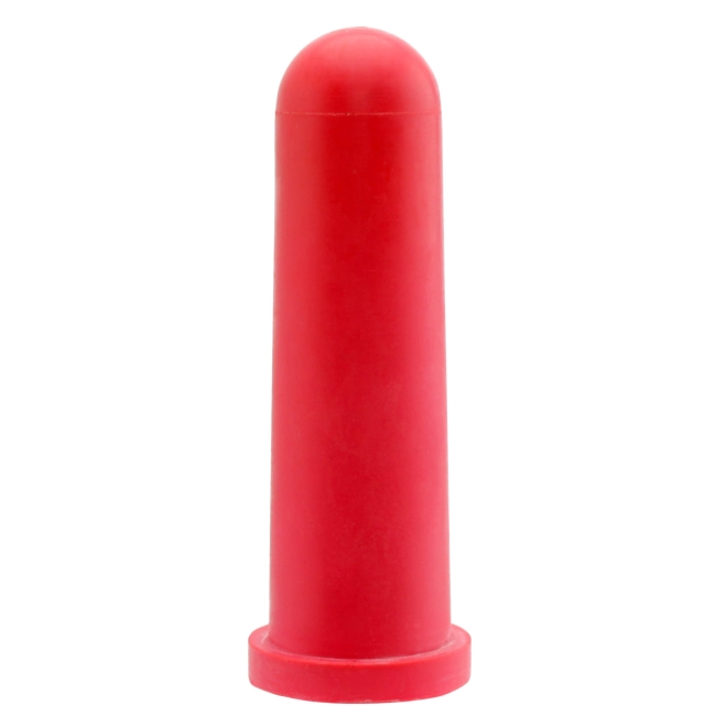 5x GEWA Kälbersauger, konisch, rot, 10cm, Kreuzschlitz, Sauger für den Einsatz an Tränkeeimern