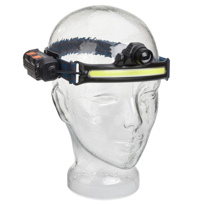 TFA LED-Stirnlampe LUMATIC HEAD mit COB-Streulicht, LED-Fokuslicht, USB, Stirnleuchte, 43.2038