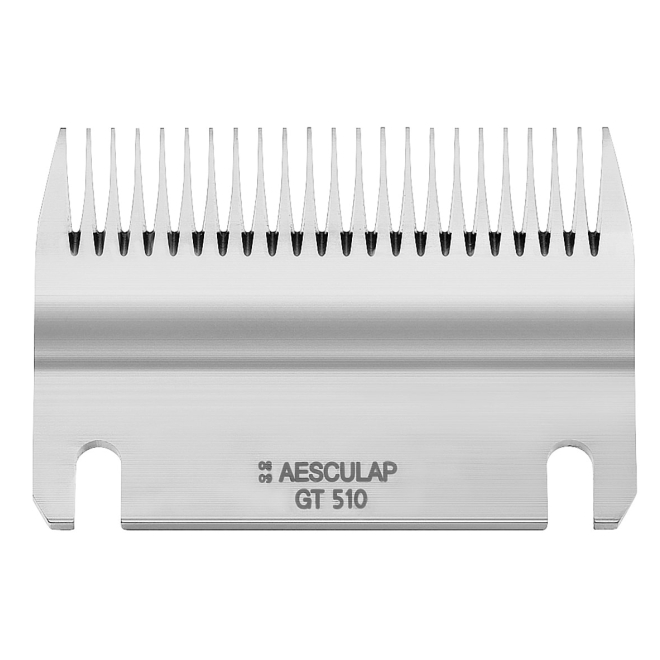 Aesculap Schermesser Econom GT510, 24 Zähne, Untermesser 5mm, Schneidplatte