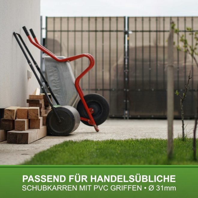 Schubkarrengriffe 31mm - PVC Karrengriffe - Griffe für Schubkarre - 2 Stück